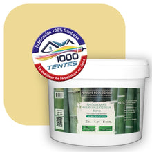 Charger l'image dans la galerie, Peinture écologique Natura Tassili® Les Jaunes (L'Atelier by Edicolor 076B/076-B/076B1) Intérieur/Extérieur MAT