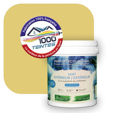 Charger l'image dans la galerie, Peinture écologique Natura Tassili® Les Jaunes (L'Atelier by Edicolor 076C/076-C/076C1) Intérieur/Extérieur MAT