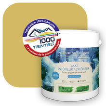 Charger l'image dans la galerie, Peinture écologique Natura Tassili® Les Jaunes (L'Atelier by Edicolor 076D/076-D/076D1) Intérieur/Extérieur MAT