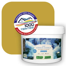 Charger l'image dans la galerie, Peinture écologique Natura Tassili® Les Jaunes (L'Atelier by Edicolor 076E/076-E/076E1) Intérieur/Extérieur MAT