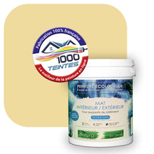Charger l'image dans la galerie, Peinture écologique Natura Tassili® Les Jaunes (L'Atelier by Edicolor 078B/078-B/078B1) Intérieur/Extérieur MAT
