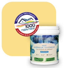 Charger l'image dans la galerie, Peinture écologique Natura Tassili® Les Jaunes (L'Atelier by Edicolor 080D/080-D/080D1) Intérieur/Extérieur MAT