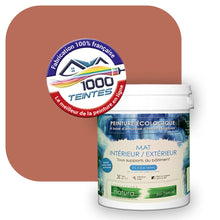 Charger l'image dans la galerie, Peinture écologique Natura Tassili® Les Rouges (L'Atelier by Edicolor 097E/097-E/097E1) Intérieur/Extérieur MAT