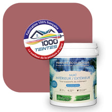 Charger l'image dans la galerie, Peinture écologique Natura Tassili® Les Rouges (L'Atelier by Edicolor 105E/105-E/105E1) Intérieur/Extérieur MAT