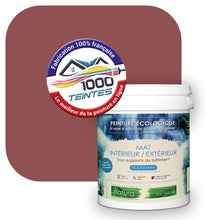 Charger l'image dans la galerie, Peinture écologique Natura Tassili® Les Rouges (L'Atelier by Edicolor 106E/106-E/106E1) Intérieur/Extérieur MAT