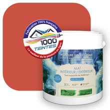 Charger l'image dans la galerie, Peinture écologique Natura Tassili® Les Rouges (L'Atelier by Edicolor 107B/107-B/107B1) Intérieur/Extérieur MAT