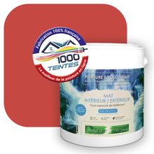 Charger l'image dans la galerie, Peinture écologique Natura Tassili® Les Rouges (L'Atelier by Edicolor 107E/107-E/107E1) Intérieur/Extérieur MAT