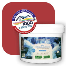 Charger l'image dans la galerie, Peinture écologique Natura Tassili® Les Rouges (L'Atelier by Edicolor 108E/108-E/108E1) Intérieur/Extérieur MAT