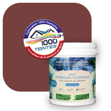 Charger l'image dans la galerie, Peinture écologique Natura Tassili® Les Rouges (L'Atelier by Edicolor 109E/109-E/109E1) Intérieur/Extérieur MAT
