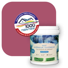 Charger l'image dans la galerie, Peinture écologique Natura Tassili® Les Rouges (L'Atelier by Edicolor 120E/120-E/120E1) Intérieur/Extérieur MAT