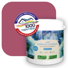 Charger l'image dans la galerie, Peinture écologique Natura Tassili® Les Rouges (L'Atelier by Edicolor 120E/120-E/120E1) Intérieur/Extérieur MAT