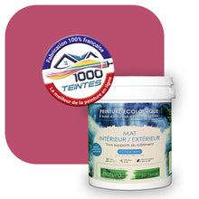 Charger l'image dans la galerie, Peinture écologique Natura Tassili® Les Rouges (L'Atelier by Edicolor 121C/121-C/121C1) Intérieur/Extérieur MAT