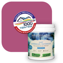 Charger l'image dans la galerie, Peinture écologique Natura Tassili® Les Violets (L'Atelier by Edicolor 123C/123-C/123C1) Intérieur/Extérieur MAT