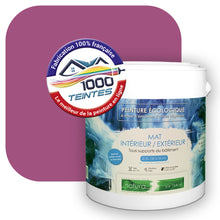 Charger l'image dans la galerie, Peinture écologique Natura Tassili® Les Violets (L'Atelier by Edicolor 123D/123-D/123D1) Intérieur/Extérieur MAT