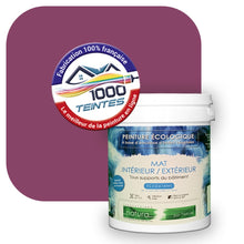 Charger l'image dans la galerie, Peinture écologique Natura Tassili® Les Violets (L'Atelier by Edicolor 123E/123-E/123E1) Intérieur/Extérieur MAT