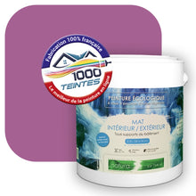 Charger l'image dans la galerie, Peinture écologique Natura Tassili® Les Violets (L'Atelier by Edicolor 124C/124-C/124C1) Intérieur/Extérieur MAT