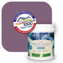 Charger l'image dans la galerie, Peinture écologique Natura Tassili® Les Violets (L'Atelier by Edicolor 127C/127-C/127C1) Intérieur/Extérieur MAT