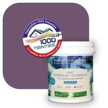 Charger l'image dans la galerie, Peinture écologique Natura Tassili® Les Violets (L'Atelier by Edicolor 127D/127-D/127D1) Intérieur/Extérieur MAT