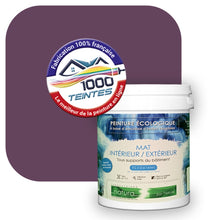 Charger l'image dans la galerie, Peinture écologique Natura Tassili® Les Violets (L'Atelier by Edicolor 127E/127-E/127E1) Intérieur/Extérieur MAT