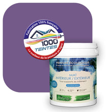 Charger l'image dans la galerie, Peinture écologique Natura Tassili® Les Violets (L'Atelier by Edicolor 130C/130-C/130C1) Intérieur/Extérieur MAT