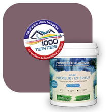 Charger l'image dans la galerie, Peinture écologique Natura Tassili® Les Violets (L'Atelier by Edicolor 132E/132-E/132E1) Intérieur/Extérieur MAT