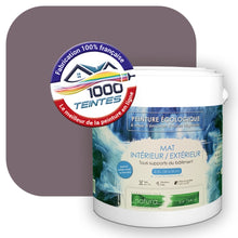 Charger l'image dans la galerie, Peinture écologique Natura Tassili® Les Violets (L'Atelier by Edicolor 133E/133-E/133E1) Intérieur/Extérieur MAT