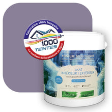 Charger l'image dans la galerie, Peinture écologique Natura Tassili® Les Violets (L'Atelier by Edicolor 134E/134-E/134E1) Intérieur/Extérieur MAT