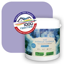 Charger l'image dans la galerie, Peinture écologique Natura Tassili® Les Violets (L'Atelier by Edicolor 136C/136-C/136C1) Intérieur/Extérieur MAT