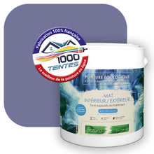 Charger l'image dans la galerie, Peinture écologique Natura Tassili® Les Violets (L'Atelier by Edicolor 137D/137-D/137D1) Intérieur/Extérieur MAT