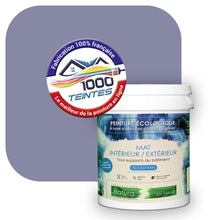 Charger l'image dans la galerie, Peinture écologique Natura Tassili® Les Violets (L'Atelier by Edicolor 139D/139-D/139D1) Intérieur/Extérieur MAT