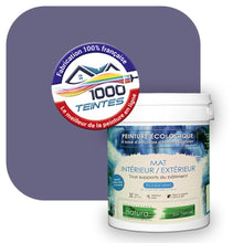 Charger l'image dans la galerie, Peinture écologique Natura Tassili® Les Violets (L'Atelier by Edicolor 139E/139-E/139E1) Intérieur/Extérieur MAT