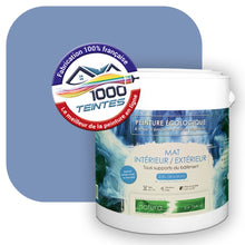 Charger l'image dans la galerie, Peinture écologique Natura Tassili® Les Bleus (L'Atelier by Edicolor 141C/141-C/141C1) Intérieur/Extérieur MAT