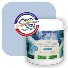 Charger l'image dans la galerie, Peinture écologique Natura Tassili® Les Bleus (L'Atelier by Edicolor 142A/142-A/142A1) Intérieur/Extérieur MAT