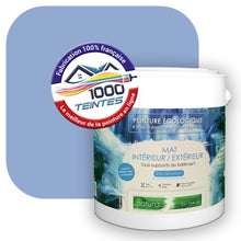 Charger l'image dans la galerie, Peinture écologique Natura Tassili® Les Bleus (L'Atelier by Edicolor 142B/142-B/142B1) Intérieur/Extérieur MAT