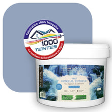 Charger l'image dans la galerie, Peinture écologique Natura Tassili® Les Bleus (L'Atelier by Edicolor 143D/143-D/143D1) Intérieur/Extérieur MAT