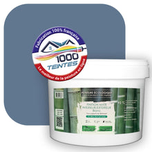 Charger l'image dans la galerie, Peinture écologique Natura Tassili® Les Bleus (L'Atelier by Edicolor 144C/144-C/144C1) Intérieur/Extérieur MAT