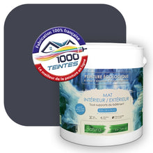 Charger l'image dans la galerie, Peinture écologique Natura Tassili® Les Bleus (L'Atelier by Edicolor 144E/144-E/144E1) Intérieur/Extérieur MAT