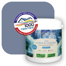 Charger l'image dans la galerie, Peinture écologique Natura Tassili® Les Bleus (L'Atelier by Edicolor 145A/145-A/145A1) Intérieur/Extérieur MAT