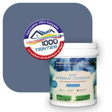 Charger l'image dans la galerie, Peinture écologique Natura Tassili® Les Bleus (L'Atelier by Edicolor 145B/145-B/145B1) Intérieur/Extérieur MAT