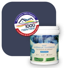 Charger l'image dans la galerie, Peinture écologique Natura Tassili® Les Bleus (L'Atelier by Edicolor 145E/145-E/145E1) Intérieur/Extérieur MAT