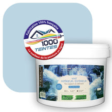 Charger l'image dans la galerie, Peinture écologique Natura Tassili® Les Bleus (L'Atelier by Edicolor 149B/149-B/149B1) Intérieur/Extérieur MAT