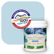 Charger l'image dans la galerie, Peinture écologique Natura Tassili® Les Bleus (L'Atelier by Edicolor 150A/150-A/150A1) Intérieur/Extérieur MAT