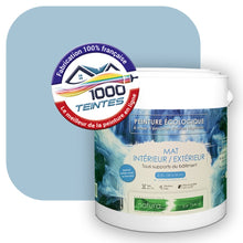 Charger l'image dans la galerie, Peinture écologique Natura Tassili® Les Bleus (L'Atelier by Edicolor 151B/151-B/151B1) Intérieur/Extérieur MAT