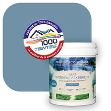 Charger l'image dans la galerie, Peinture écologique Natura Tassili® Les Bleus (L'Atelier by Edicolor 153E/153-E/153E1) Intérieur/Extérieur MAT