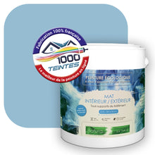 Charger l'image dans la galerie, Peinture écologique Natura Tassili® Les Bleus (L'Atelier by Edicolor 154B/154-B/154B1) Intérieur/Extérieur MAT