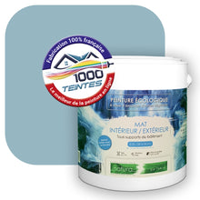 Charger l'image dans la galerie, Peinture écologique Natura Tassili® Les Bleus (L'Atelier by Edicolor 157D/157-D/157D1) Intérieur/Extérieur MAT