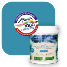 Charger l'image dans la galerie, Peinture écologique Natura Tassili® Les Bleus (L'Atelier by Edicolor 159C/159-C/159C1) Intérieur/Extérieur MAT