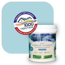 Charger l'image dans la galerie, Peinture écologique Natura Tassili® Les Bleus (L'Atelier by Edicolor 160A/160-A/160A1) Intérieur/Extérieur MAT