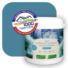 Charger l'image dans la galerie, Peinture écologique Natura Tassili® Les Bleus (L'Atelier by Edicolor 160D/160-D/160D1) Intérieur/Extérieur MAT