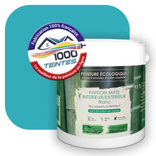 Charger l'image dans la galerie, Peinture écologique Natura Tassili® Les Bleus (L'Atelier by Edicolor 163C/163-C/163C1) Intérieur/Extérieur MAT